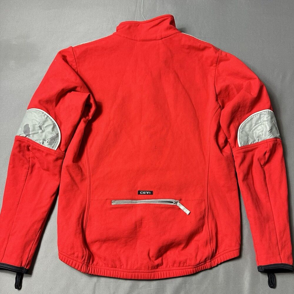 Women's Red Cycling Jacket - Picture 2 of 13